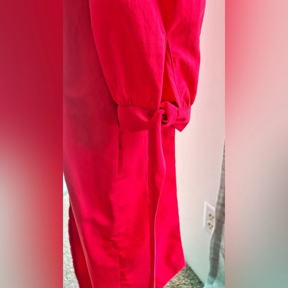 SHEIN button up fitted dress size Large fits more like small/medium - Picture 2 of 5